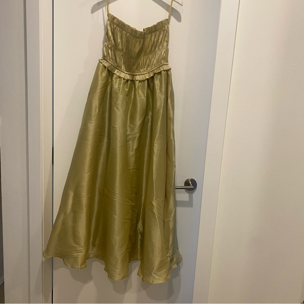 Olive coloured dress